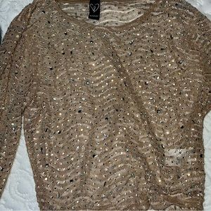 Size small rhinestone Windsor top